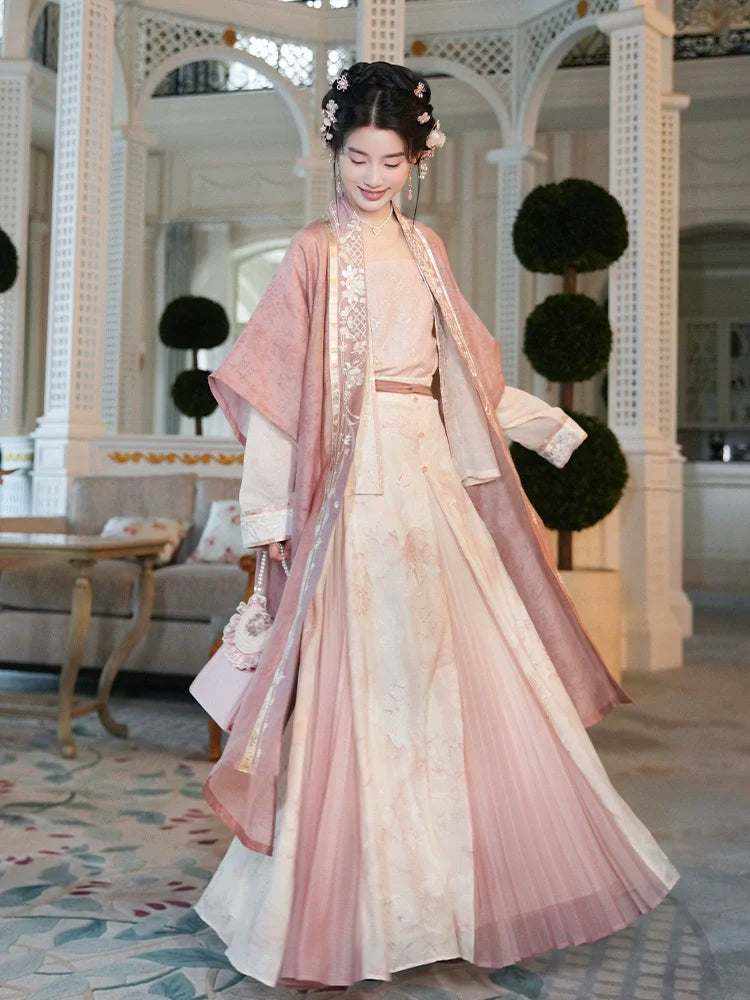 (Final Sale) "梅卿" Modern-style Hanfu Set