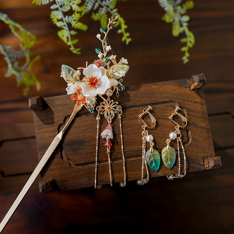 "云汐" tassel Hairpin