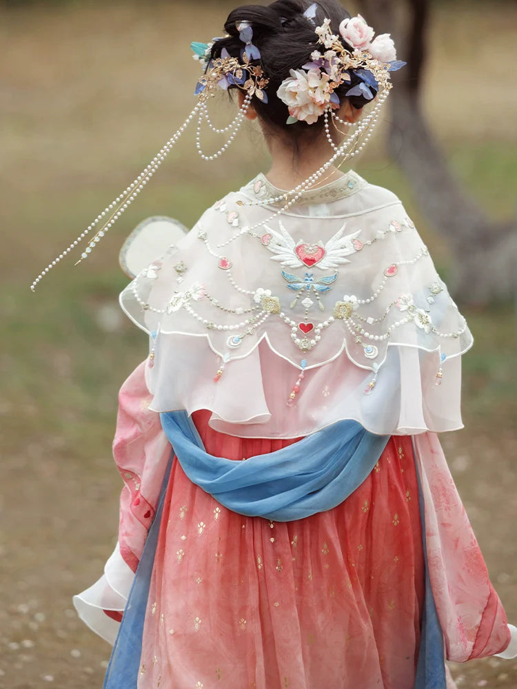 "花盛微雨" Hanfu for Kids