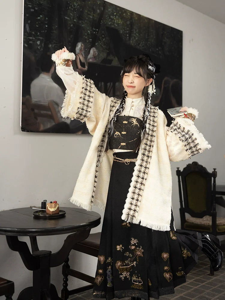 "复照苔痕" Modern Hanfu Set