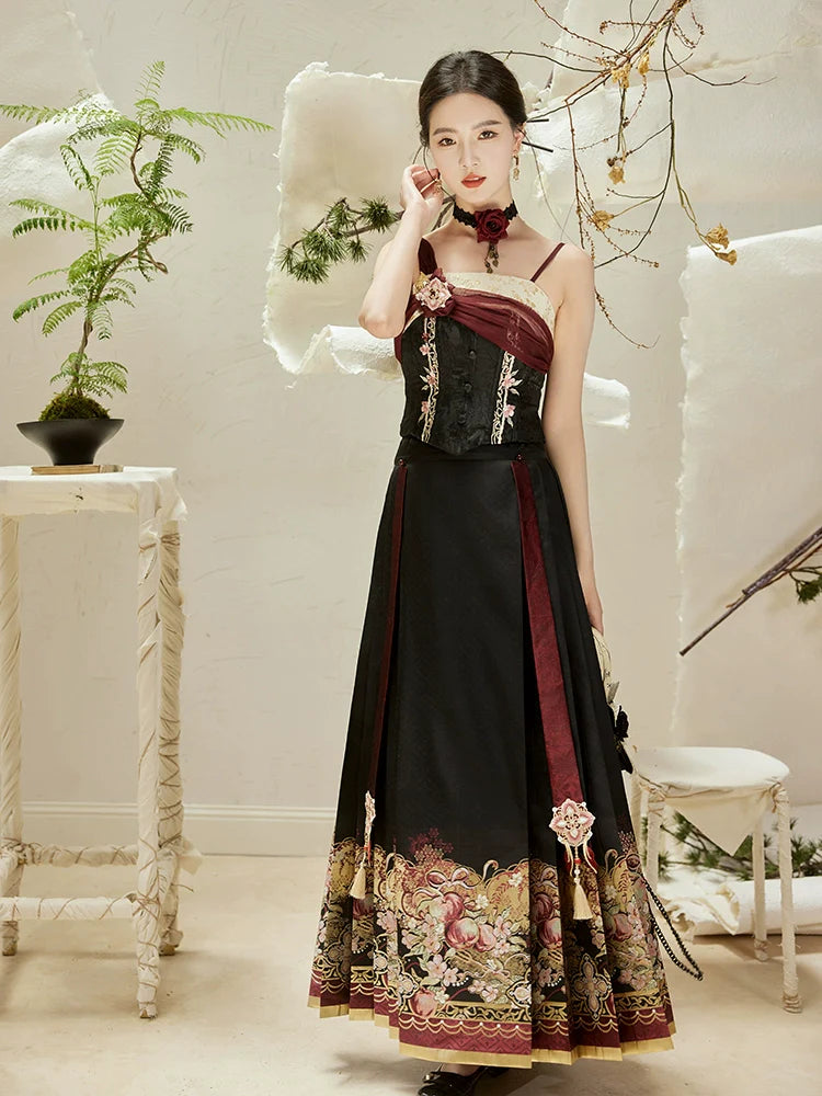 "馥夜" Modern-style Hanfu Set