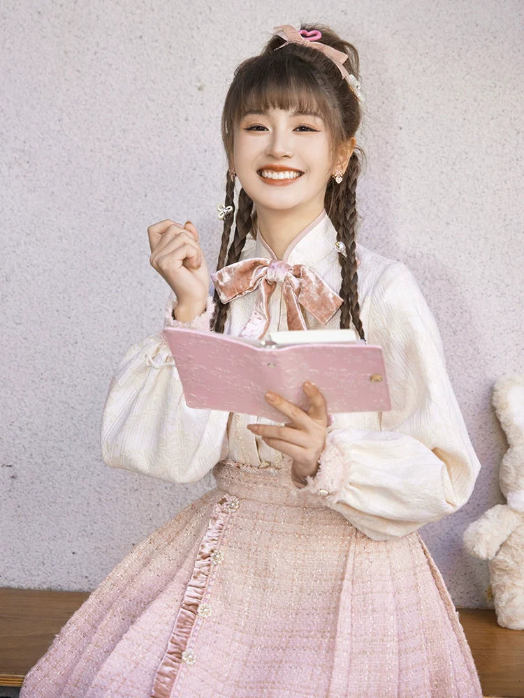 "碎星玫瑰" Modern Hanfu Set