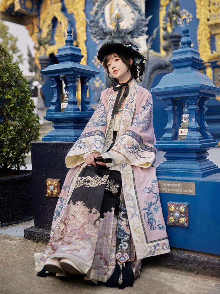 "桃源行" Modern-style Hanfu Set