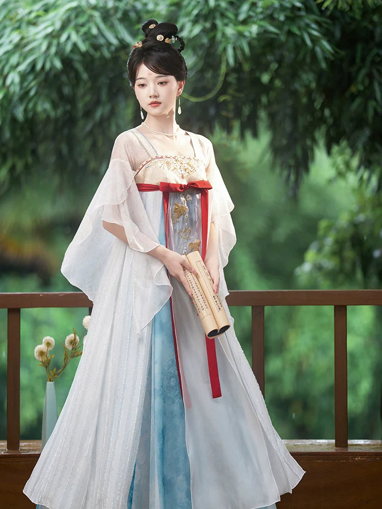 "风月谣" Modern-style Hanfu Dress