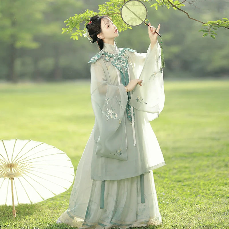 "不染"Ming-Dynasty Hanfu Set