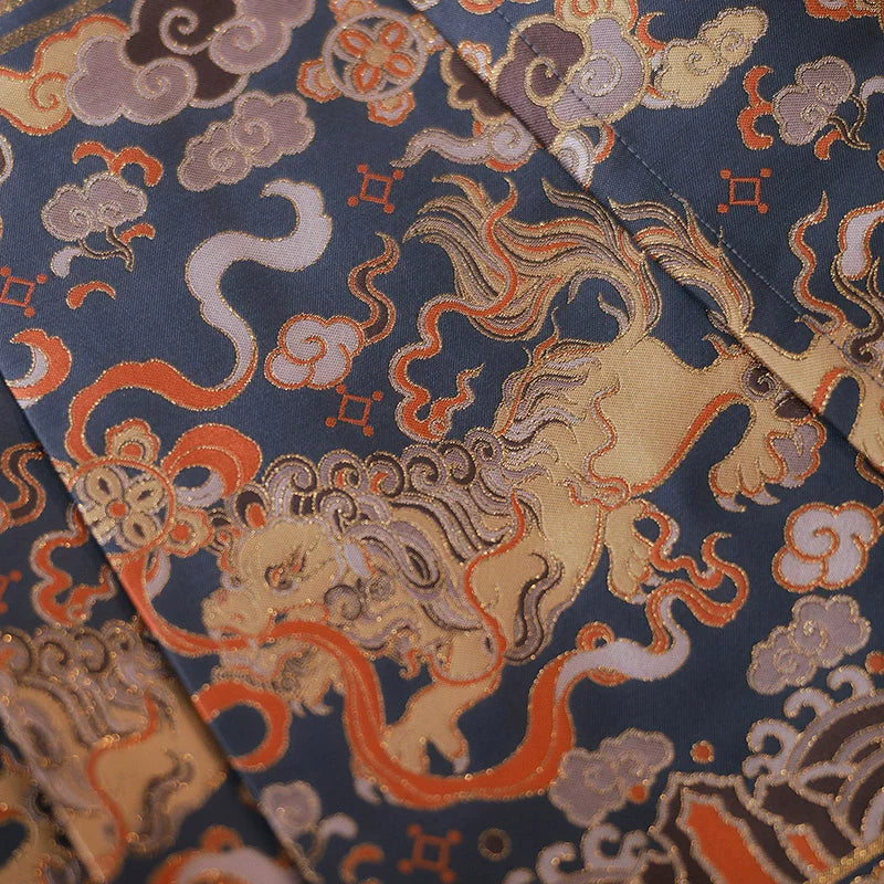 "狮子球" Ming-style Horse-face Skirt