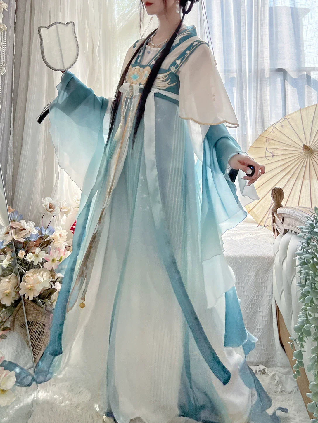 "几妆蓝"Song-Dynasty Hanfu Set