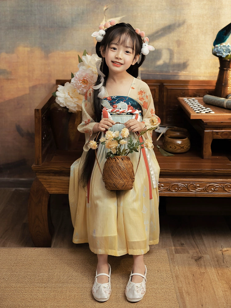 "长命缕·龙女" Hanfu for Kids