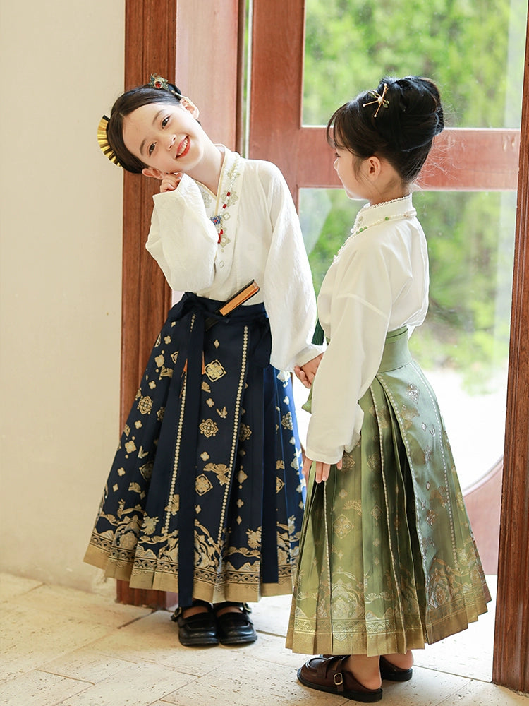 "万松花信" Hanfu for Kids