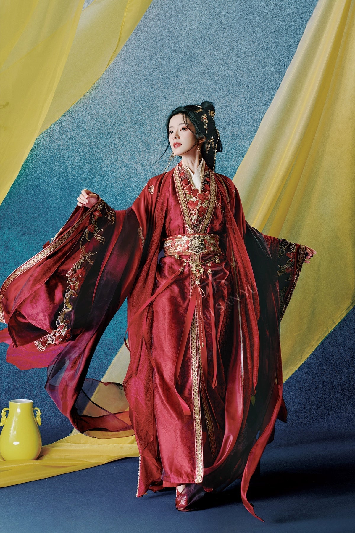 "灼灼相思" Wedding Hanfu Set