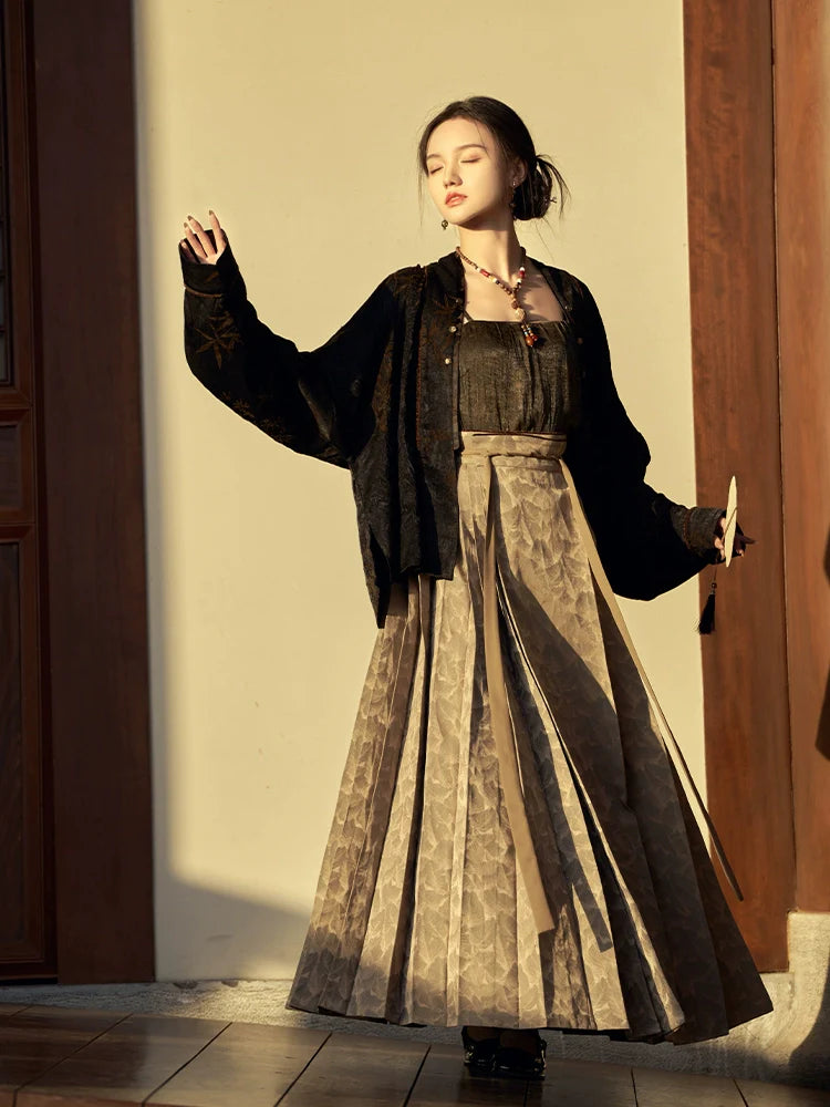 "梧桐诗篇" Modern-style Hanfu Set