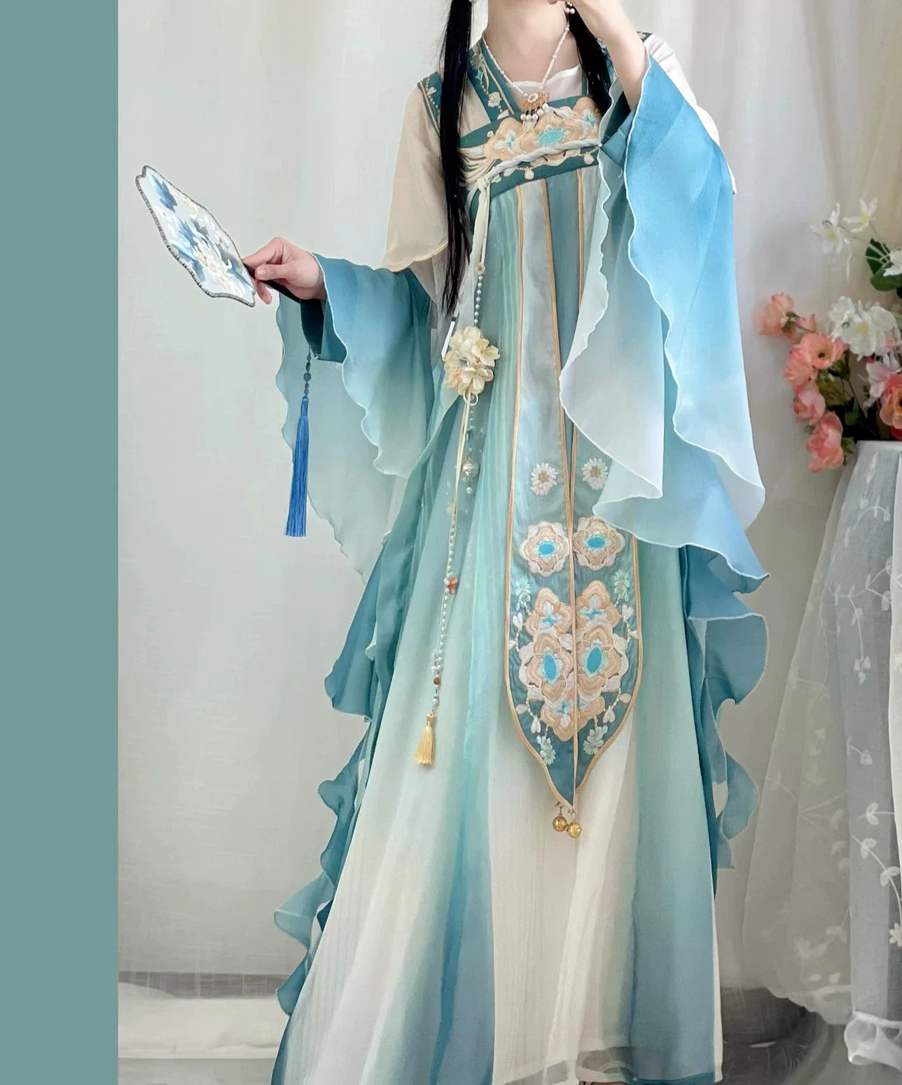 "几妆蓝"Song-Dynasty Hanfu Set