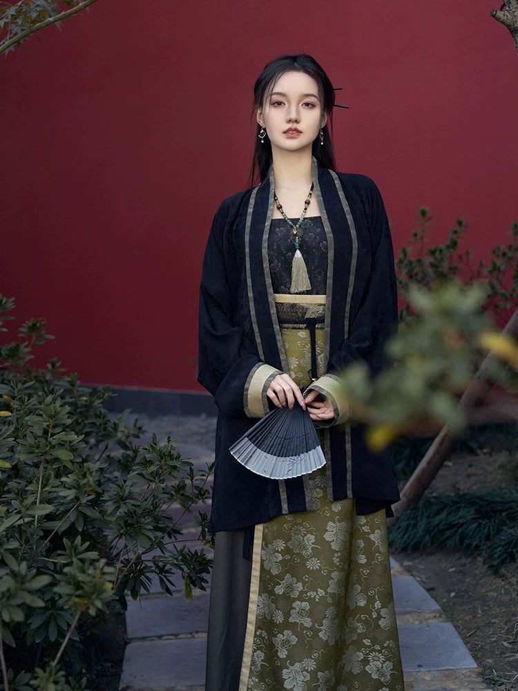 "碧山阑夜" Song Dynasty Hanfu Set