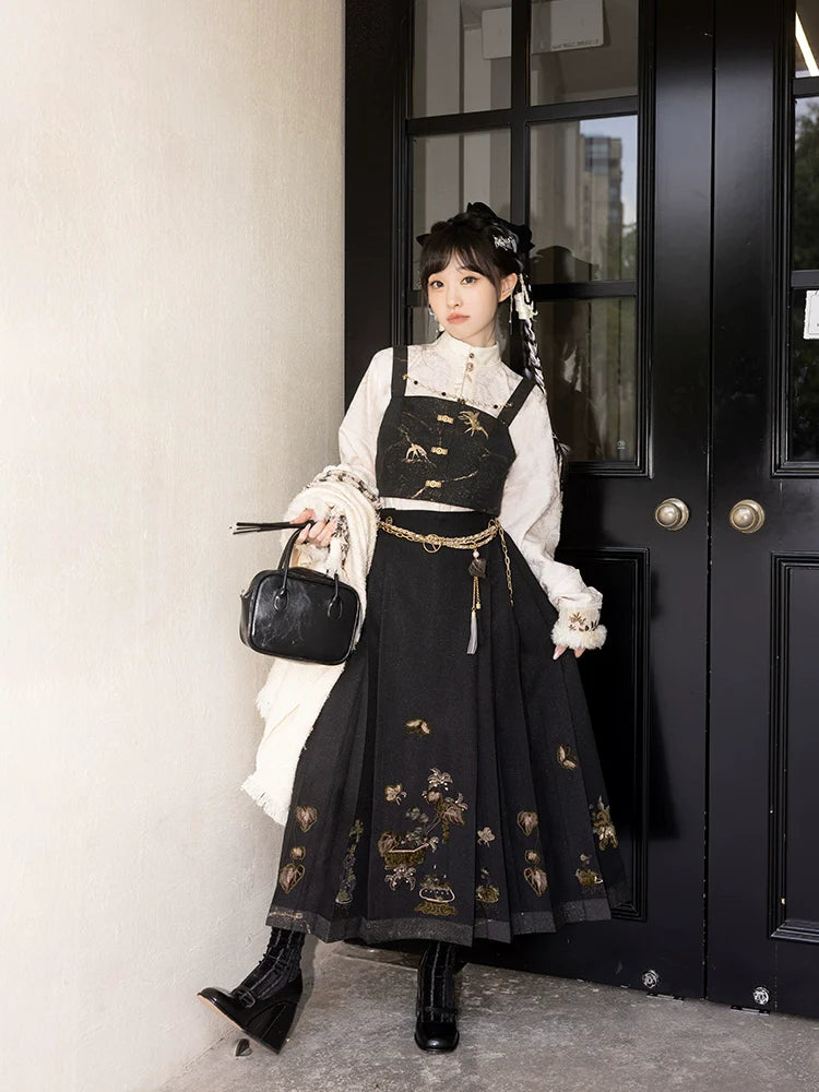 "复照苔痕" Modern Hanfu Set