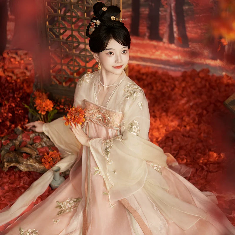 "相思笺" Tang-style Modern Hanfu