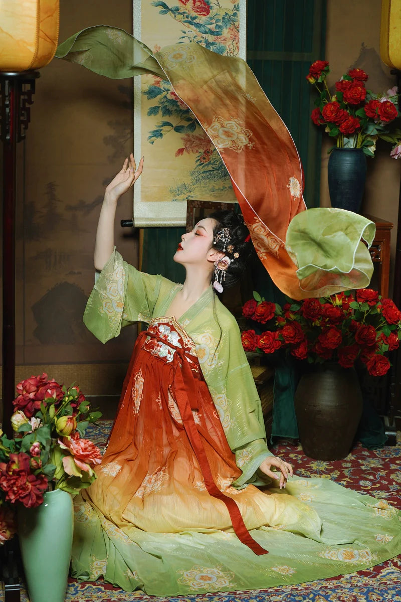 "胭脂"Tang-Dynasty Hanfu Set