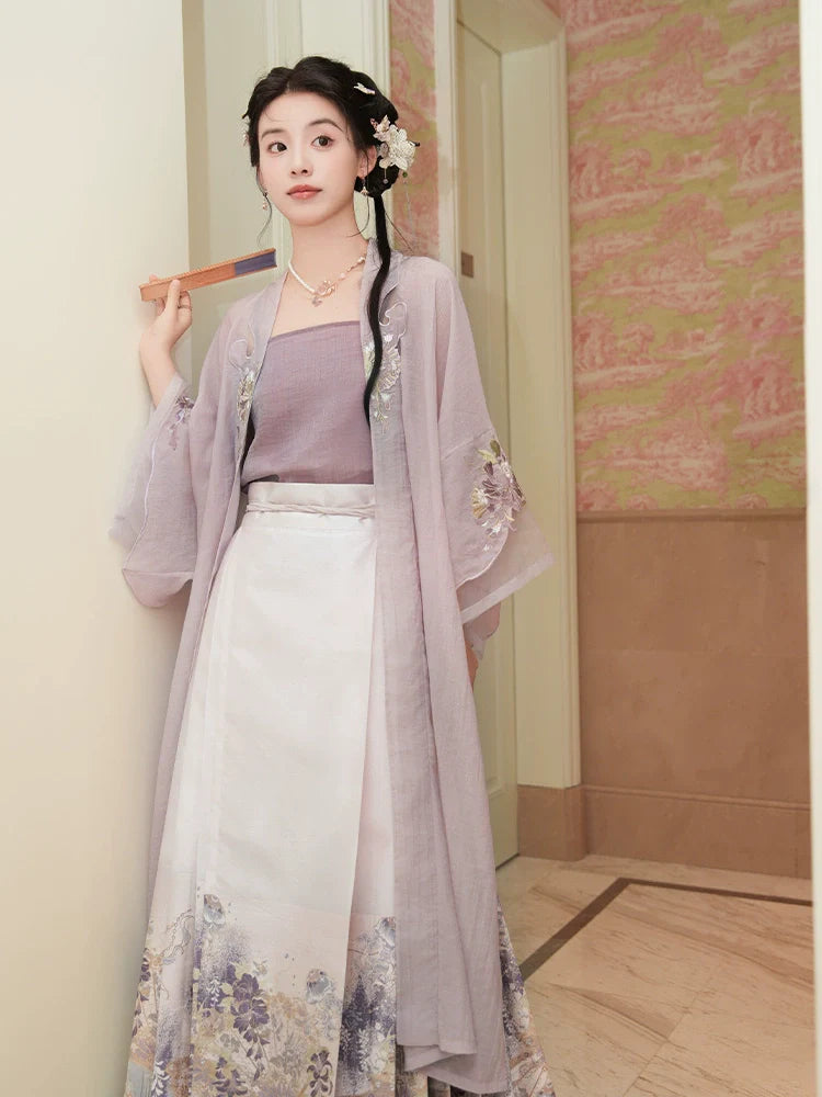 "藤花幽梦" Modern-style Hanfu Set