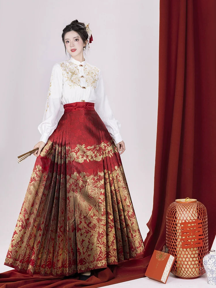 (Final Sale) "梧凤之鸣"Ming-Dynasty Hanfu Set