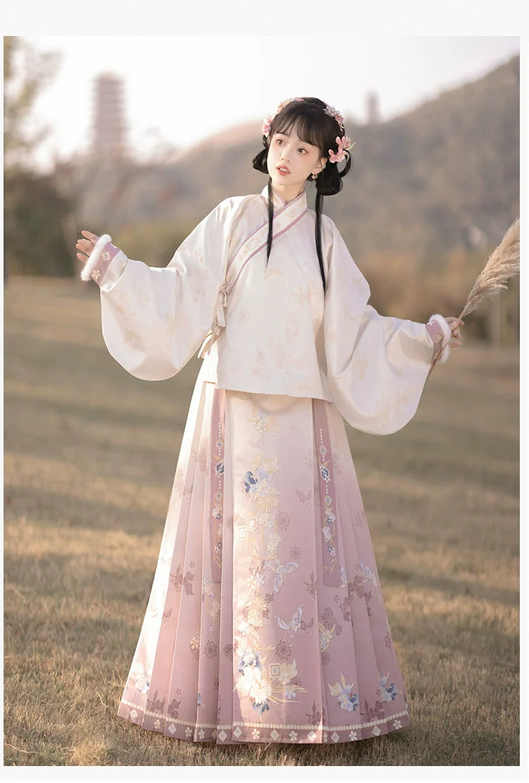 "芙蕖"Ming-Dynasty Hanfu Set