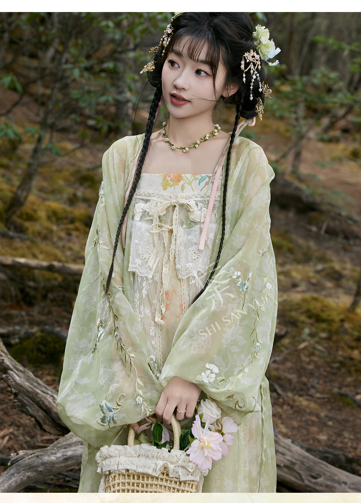 “花待朝夕”Modern-style Hanfu Set