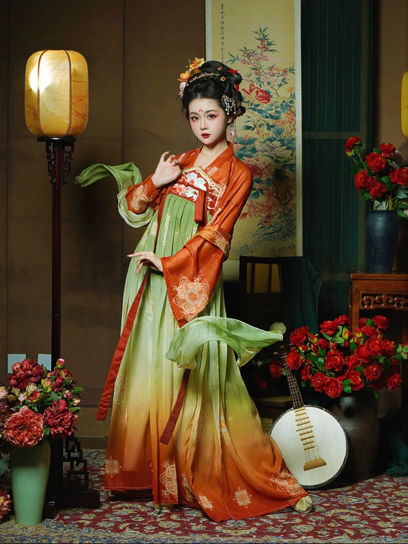 "胭脂"Tang-Dynasty Hanfu Set