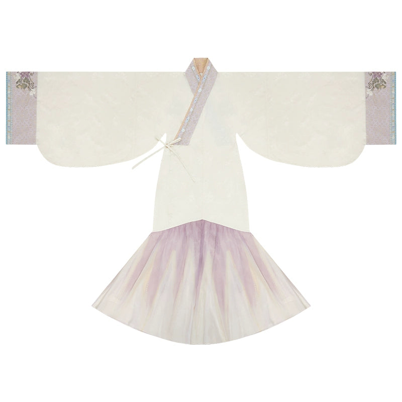 [葡提美人] "GRAPE BEAUTY" GRADIENT EMBROIDERED HANFU ROBE