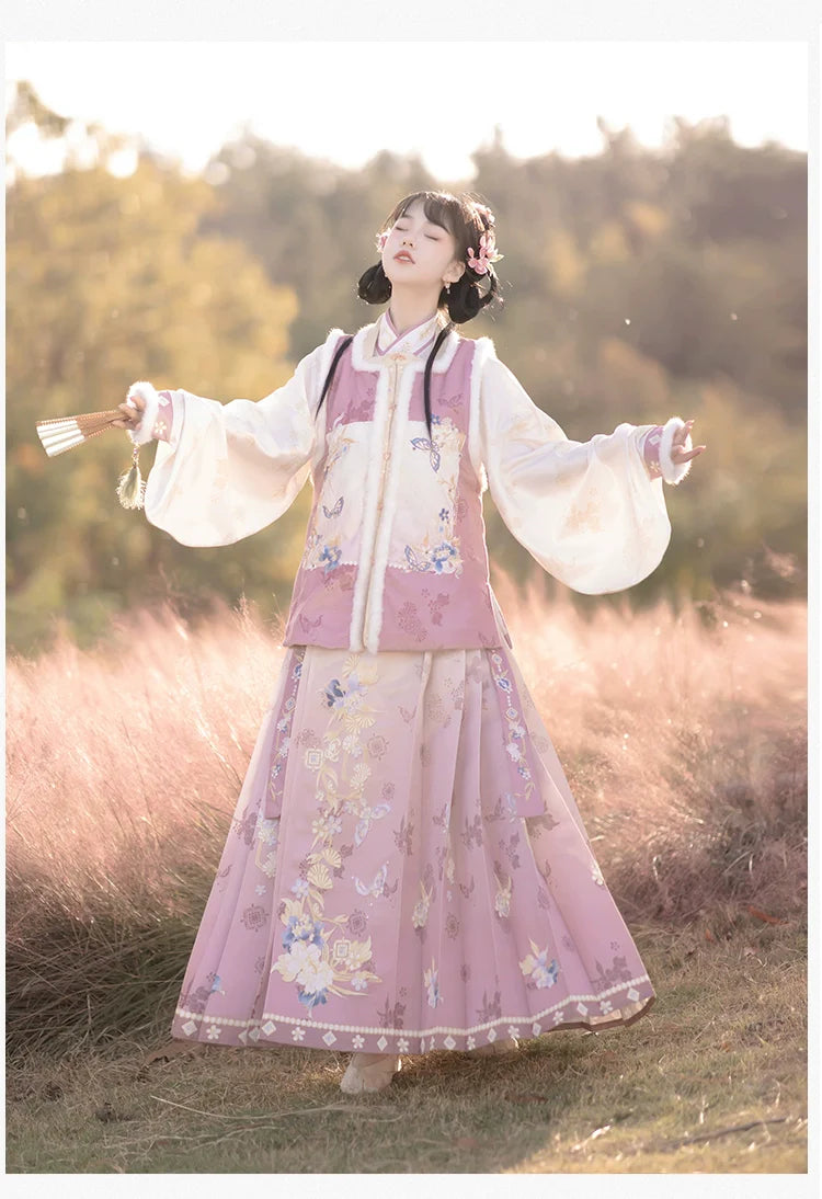 "芙蕖"Ming-Dynasty Hanfu Set