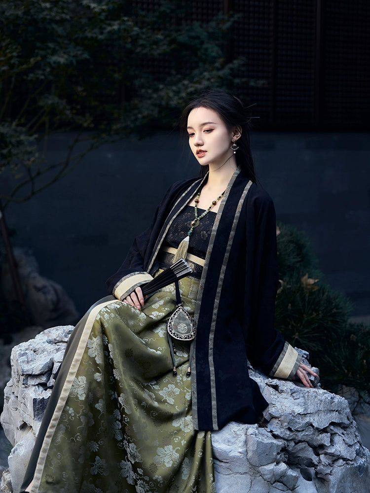 "碧山阑夜" Song Dynasty Hanfu Set