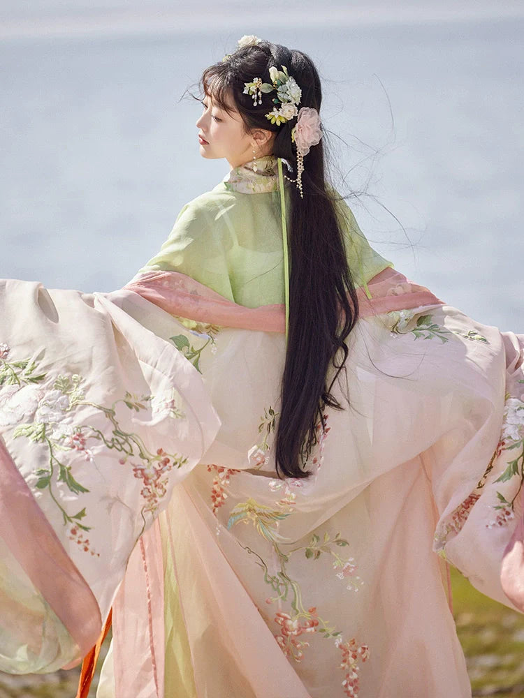 "咫尺盛夏" Tang-style Hanfu Set