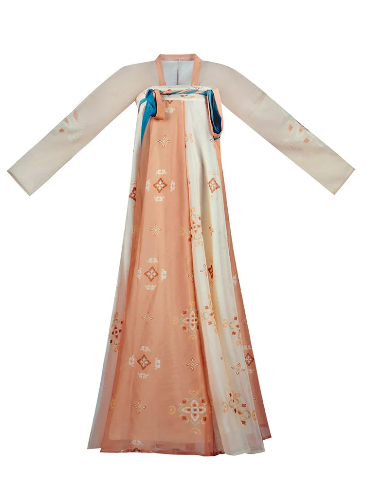 "厌离" Tang Dynasty Hanfu Set