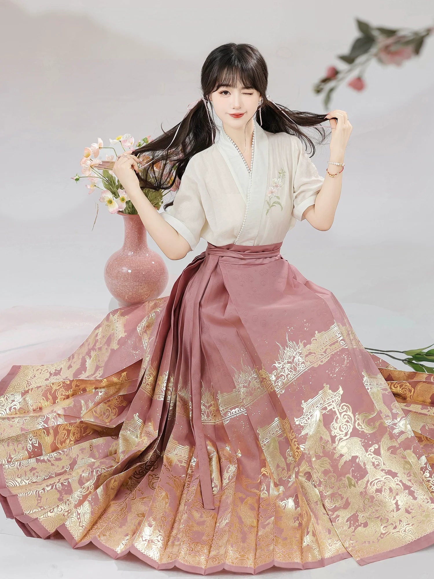 "梦鲤" Ming Dynasty Hanfu Set