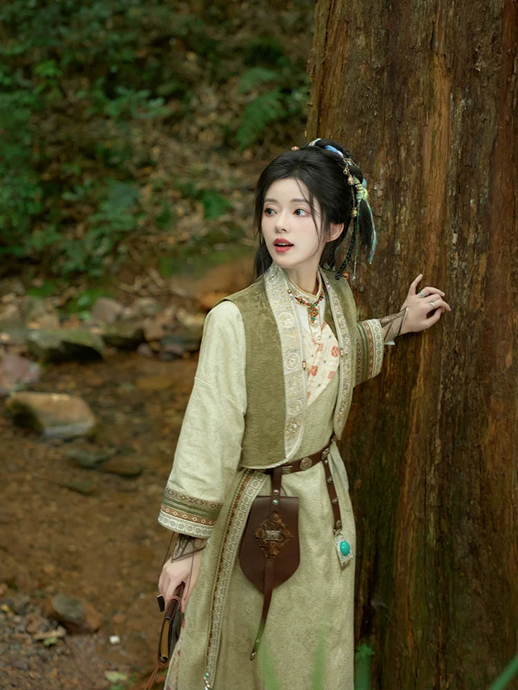 "无邪曲" Modern-style Hanfu Set