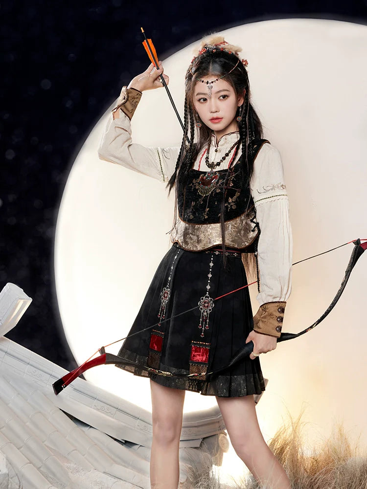 “牧野少女 " Modern Hanfu Set