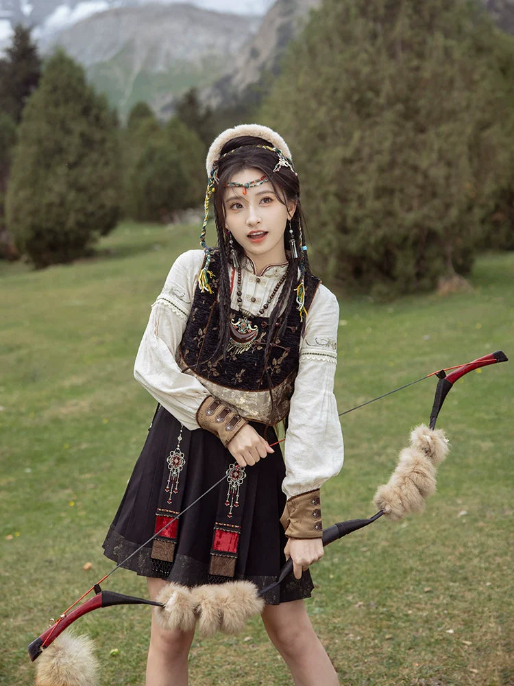 “牧野少女 " Modern Hanfu Set