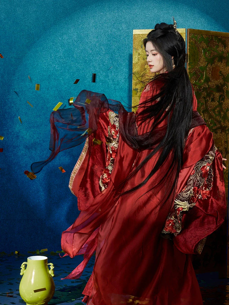 "灼灼相思" Wedding Hanfu Set