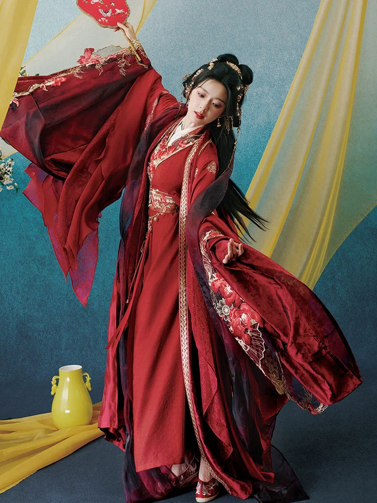 "灼灼相思" Wedding Hanfu Set