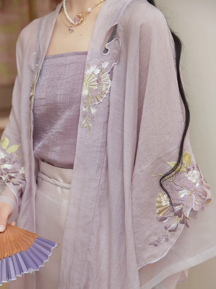 "藤花幽梦" Modern-style Hanfu Set