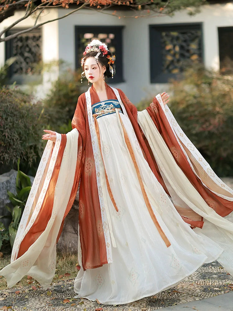 "春宫曲"Tang-Dynasty Hanfu Set