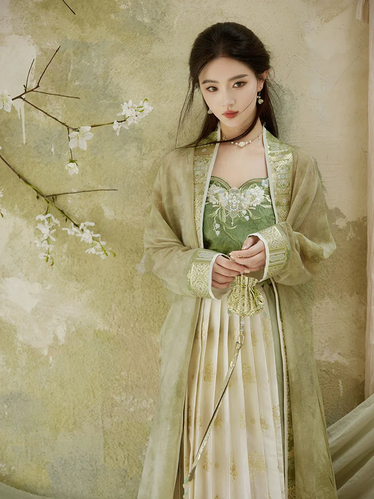 "四弦相思" Modern-style Hanfu Set