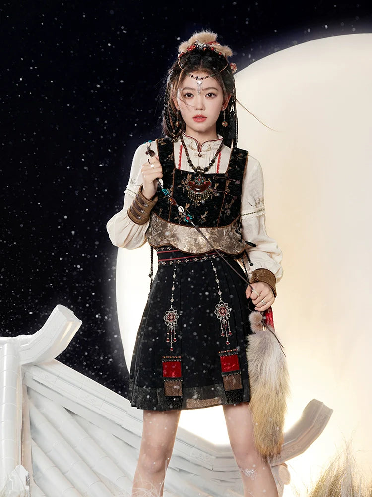 “牧野少女 " Modern Hanfu Set