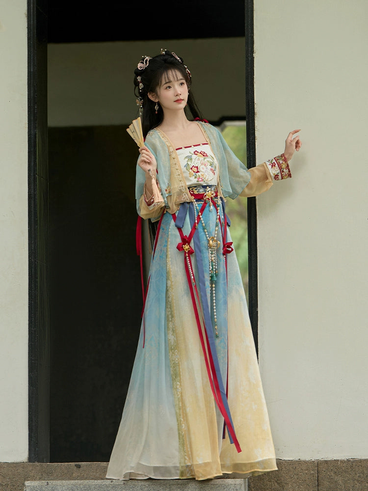 [妙言星河-《永夜星河》联名] COLLABORATION HANFU SET