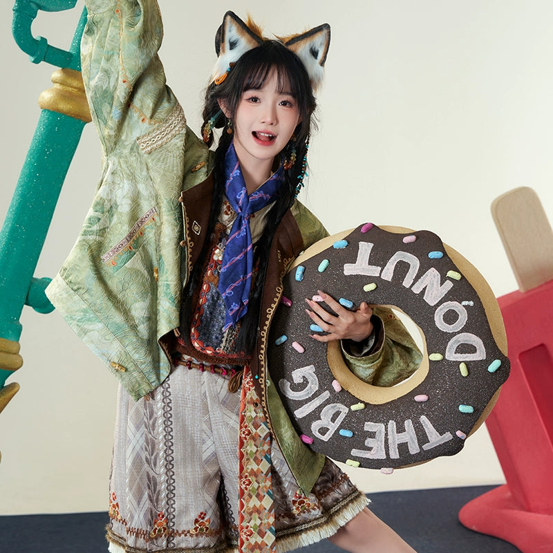 [尼克-狐尾寻踪] NICK "FOX TAIL PURSUIT" EMBROIDERED HANFU SET