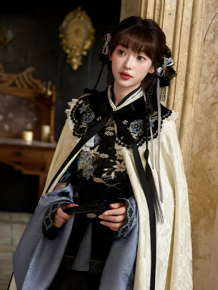 [花浮雪] CLOAK HANFU OUTFIT MODERN HANFU