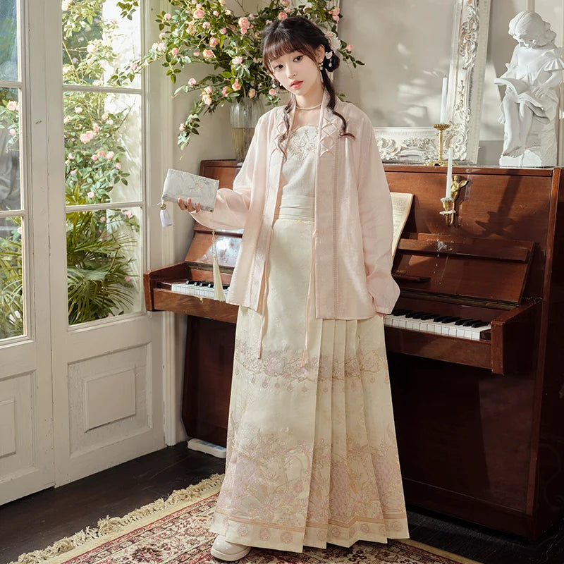 "盈光" Modern-style Hanfu Set