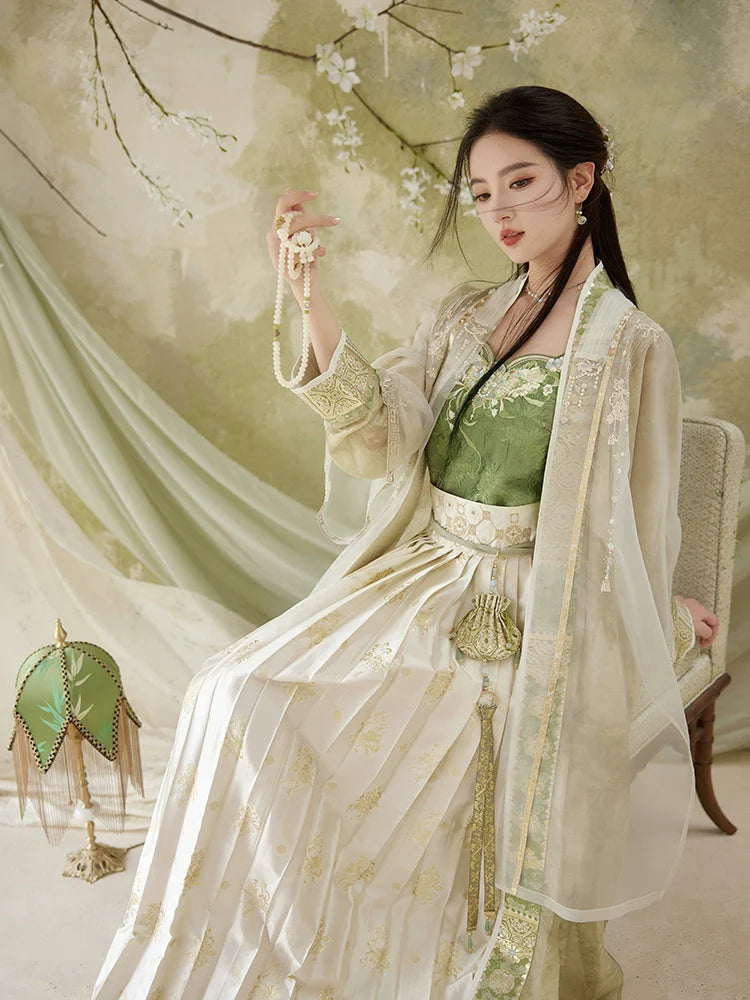 "四弦相思" Modern-style Hanfu Set