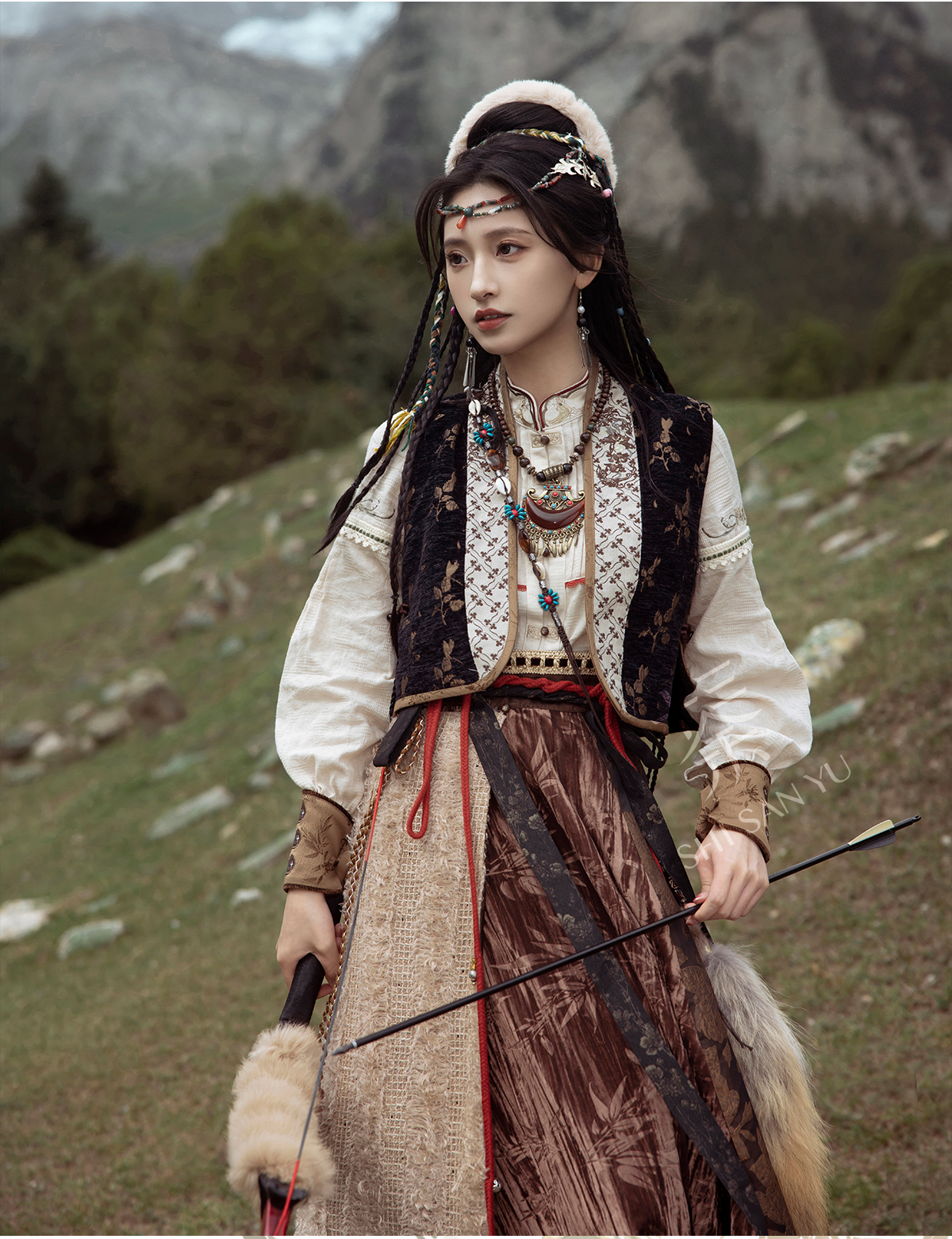 "长河秋鸿"Modern Hanfu Set