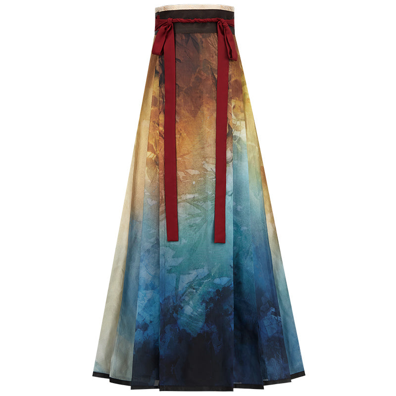 "金鼓鸣" Ming-style Horse-face Skirt Hanfu