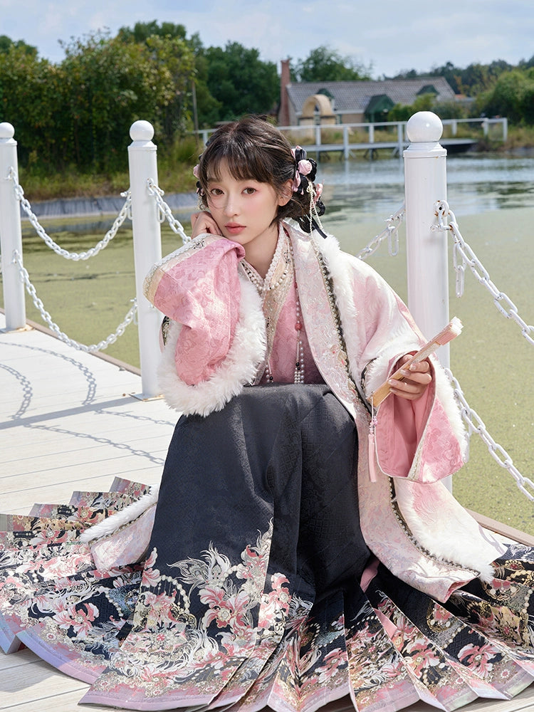 [凤羽芙蓉] PHOENIX FEATHER EMBROIDERED GOLD HANFU SET