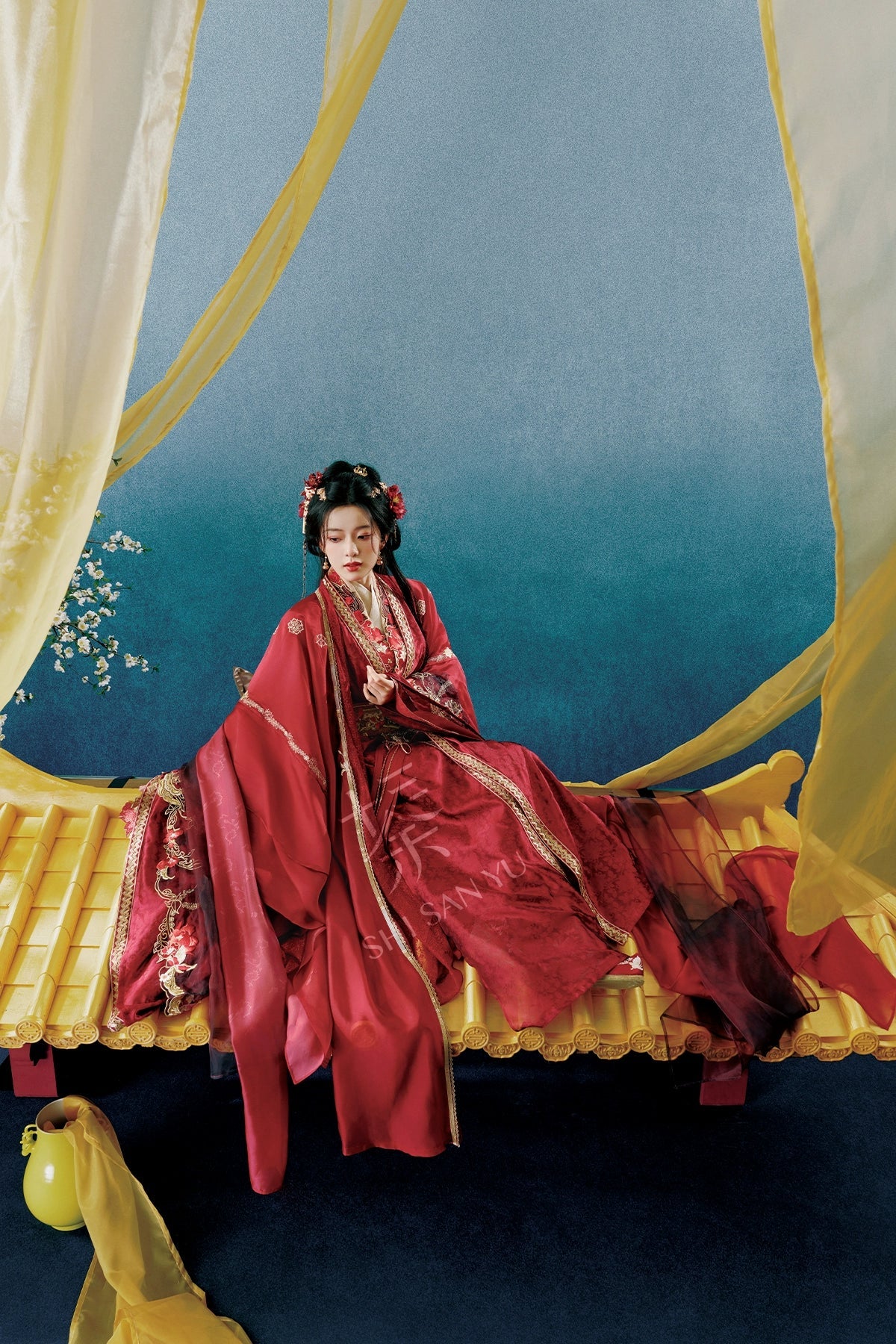 "灼灼相思" Wedding Hanfu Set