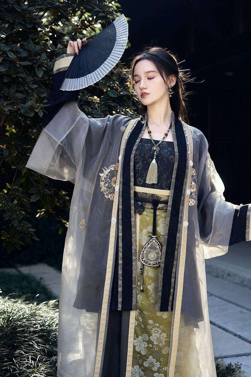 "碧山阑夜" Song Dynasty Hanfu Set